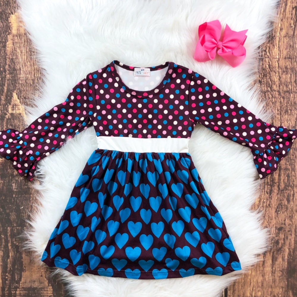 Pete and Lucy girl Valentines Day Dress